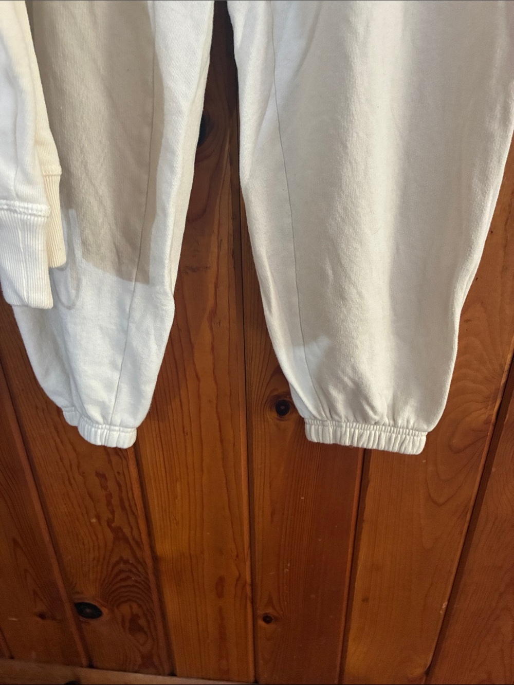 PINK Victoria's Secret Cream Logo Tee size small/large off white set - Picture 7 of 11